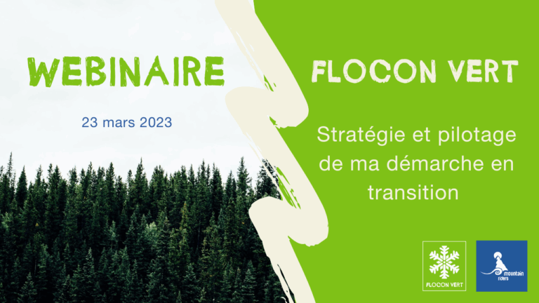 Stratégie et pilotage de ma démarche en transition